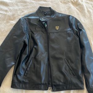 A. Collezioni mens authentic leather bomber/motorcycle jacket Size XXL 💣🖤